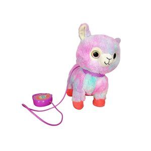 Kid Connection Walking Plush Alpaca Toy With Light-Up‎ Leash
